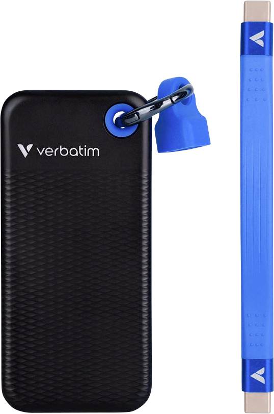 SSD 1TB Verbatim Pocket SSD USB 3.2 black/blue retail - 32191