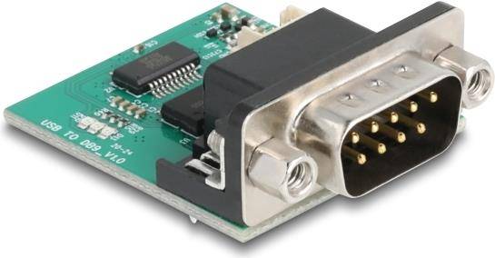 DELOCK USB auf RS-232 Konverter Pfostenstecker zu Kabel 30cm - 90781