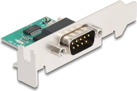 DELOCK USB auf RS-232 Konverter Pfostenst.low profile Blende - 90892