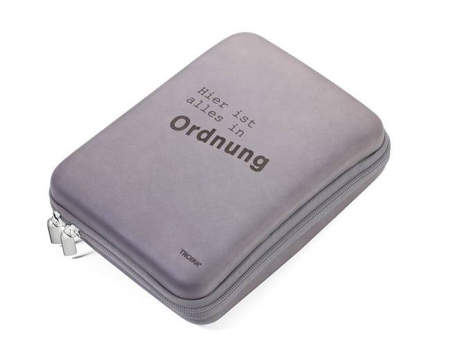 4024023036422 - TROIKA® Organizer Etui Alles in Ordnung grau 4024023036422 - TROIKA® Organizer Etui Alles in Ordnung grau
