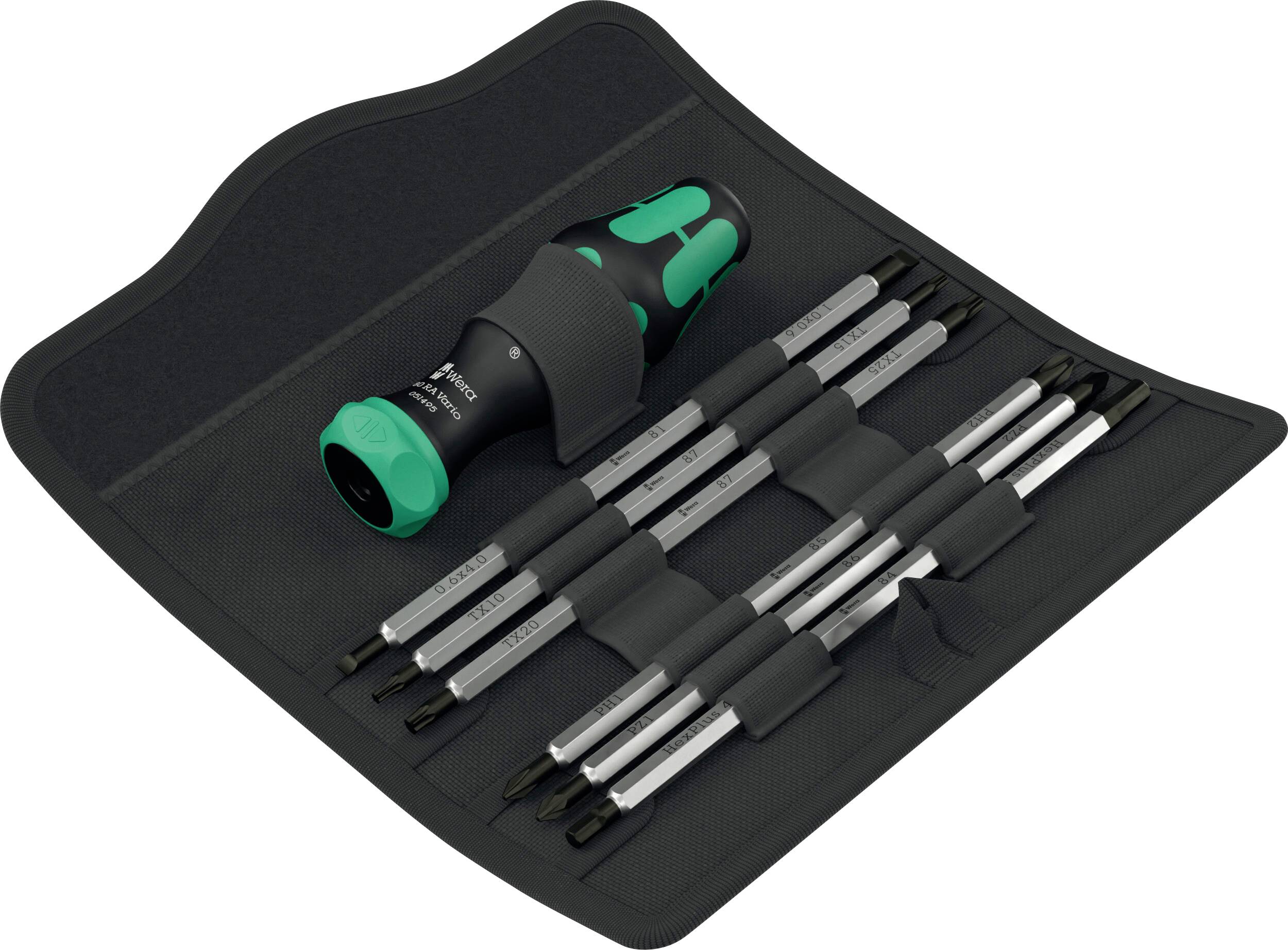Wera Kraftform Kompakt Vario RA, 7-teilig - 05051540001