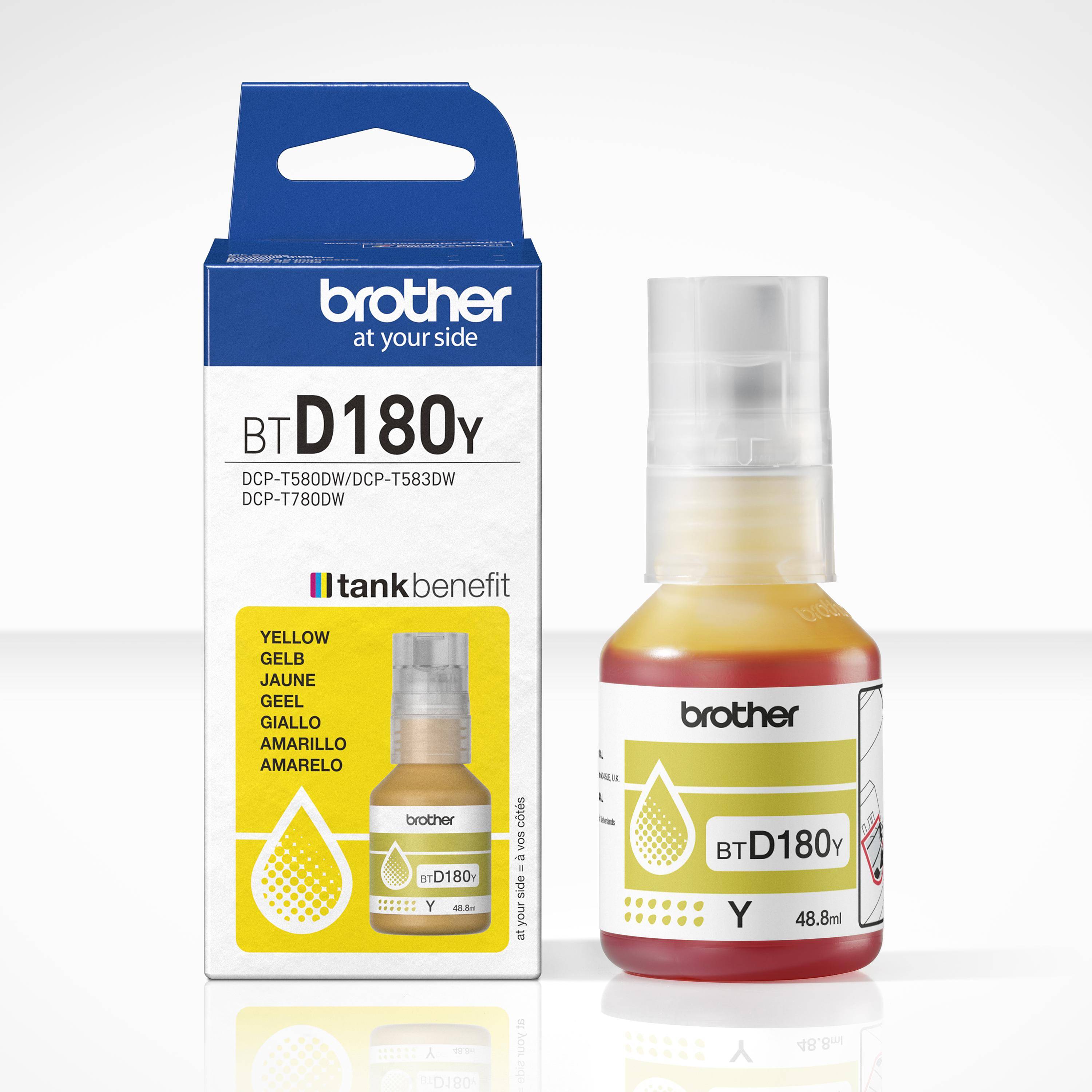 Patrone Brother BTD180Y Tintenflasche Gelb ca.5000S, BTD180Y (BILD1)