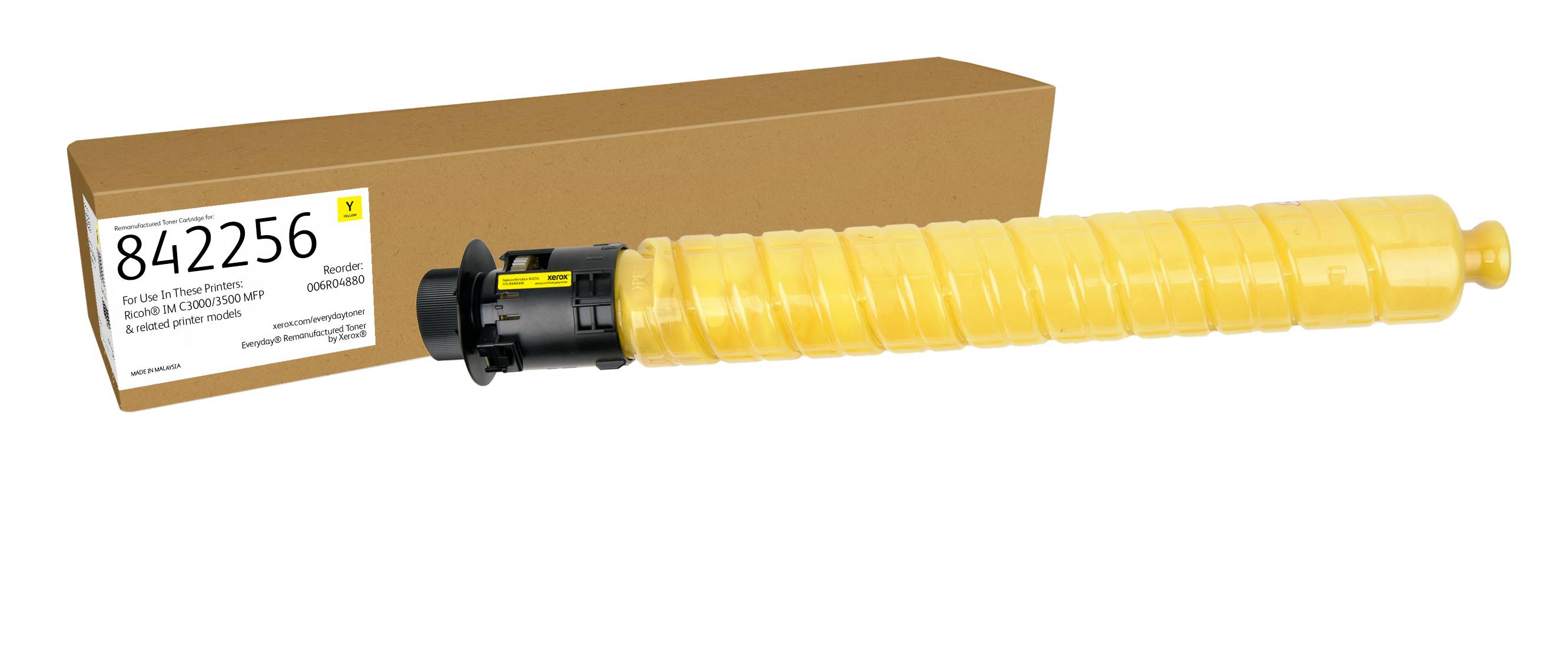 0095205049312 - Everyday - yellow - compatible - remanufactured - toner cartridge (alternative for Ricoh 842256) - Green World Alliance return programme - Tonerpatrone Gelb