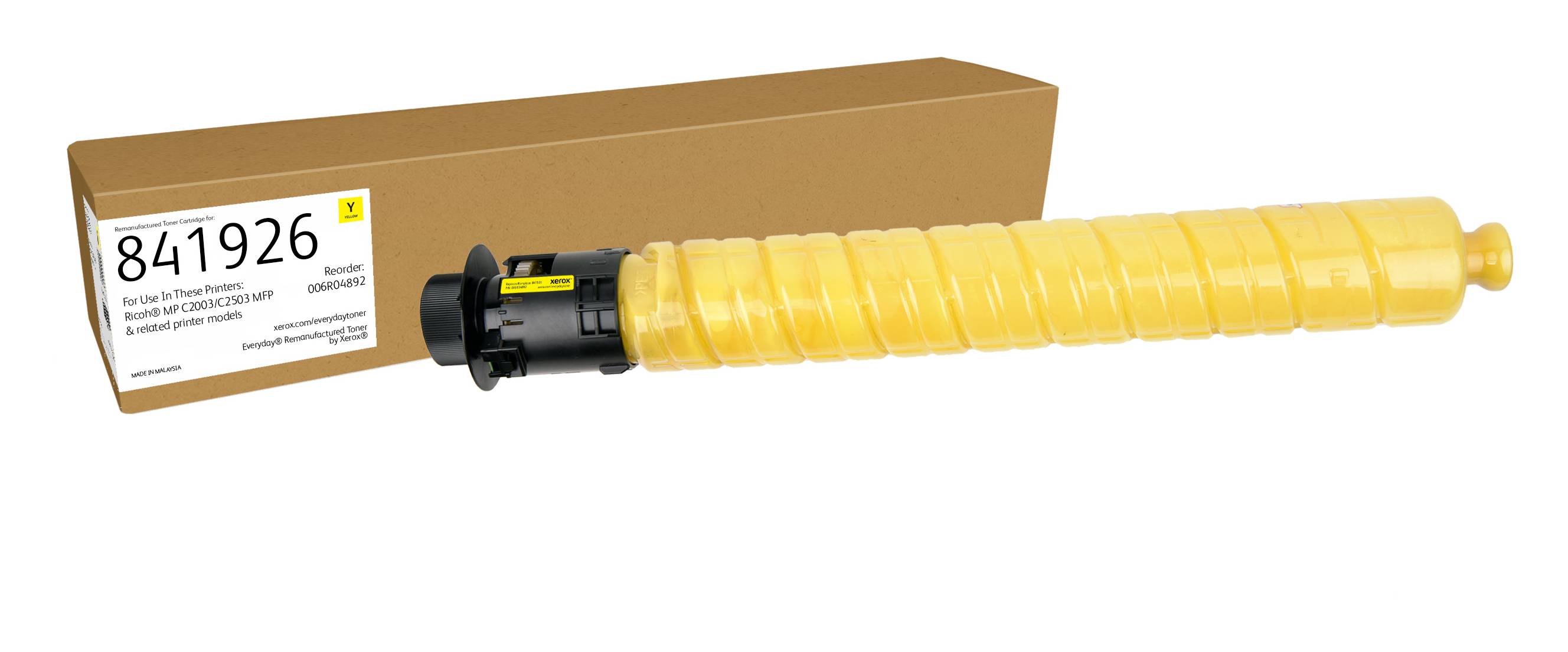0095205049459 - Everyday - yellow - compatible - remanufactured - toner cartridge (alternative for Ricoh 841926) - Green World Alliance return programme - Tonerpatrone Gelb