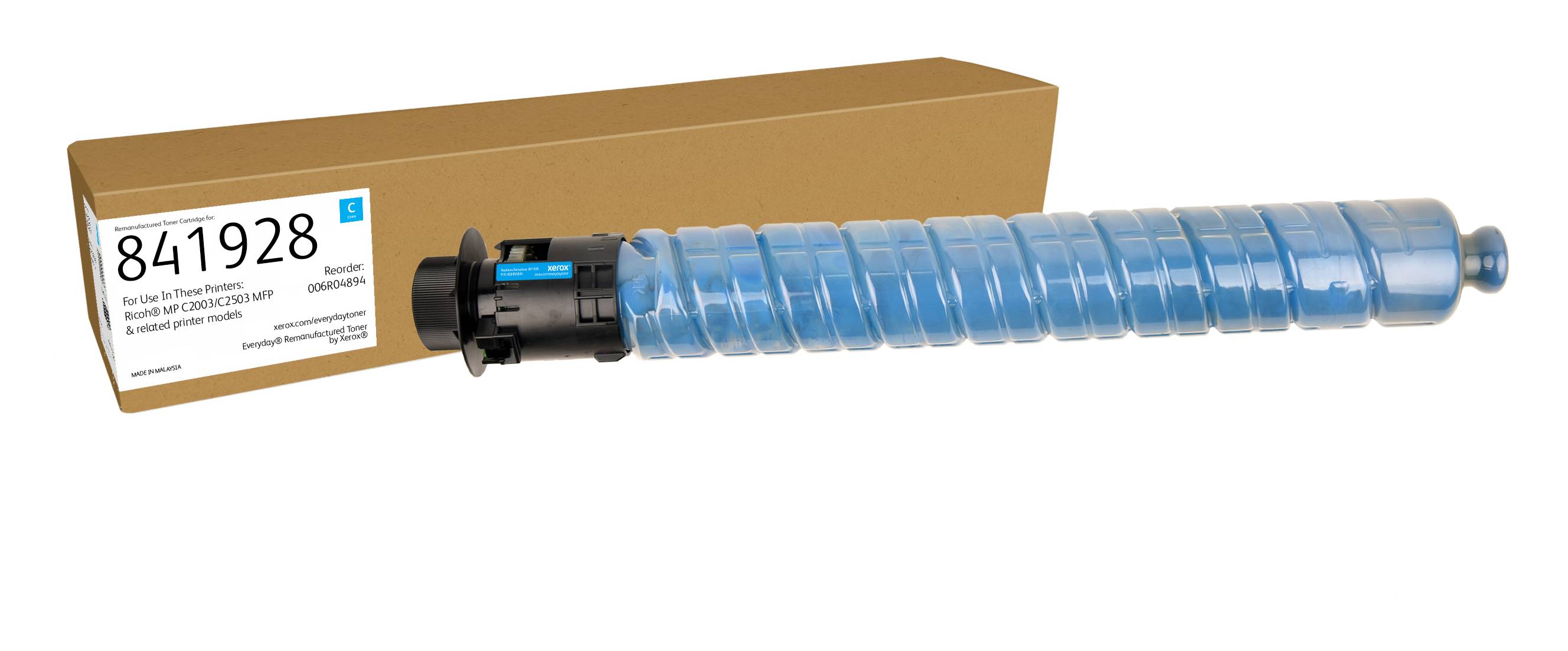 Xerox Toner Everyday Remanufactured Ricoh 841928 Cyan