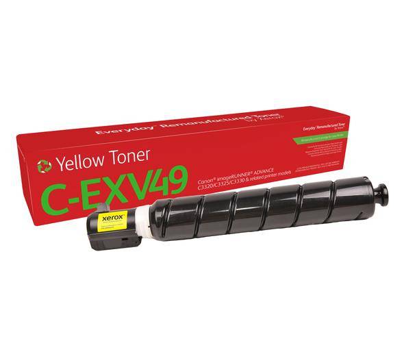 Xerox Toner Everyday Remanufactured Canon C-EXV49 Yellow - 006R04910
