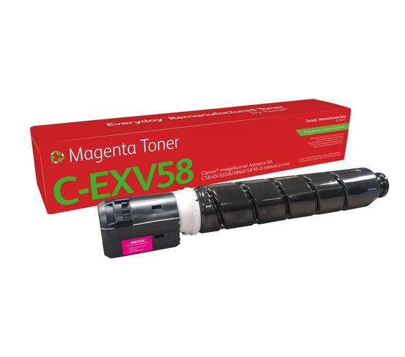 0095205049817 - Everyday - magenta - compatible - remanufactured - toner cartridge (alternative for Canon 3765C002AA Canon C-EXV58) - Green World Alliance return programme - Tonerpatrone Magenta 0095205049817 - Everyday - magenta - compatible - remanufactured - toner cartridge (alternative for Canon 3765C002AA Canon C-EXV58) - Green World Alliance return programme - Tonerpatrone Magenta