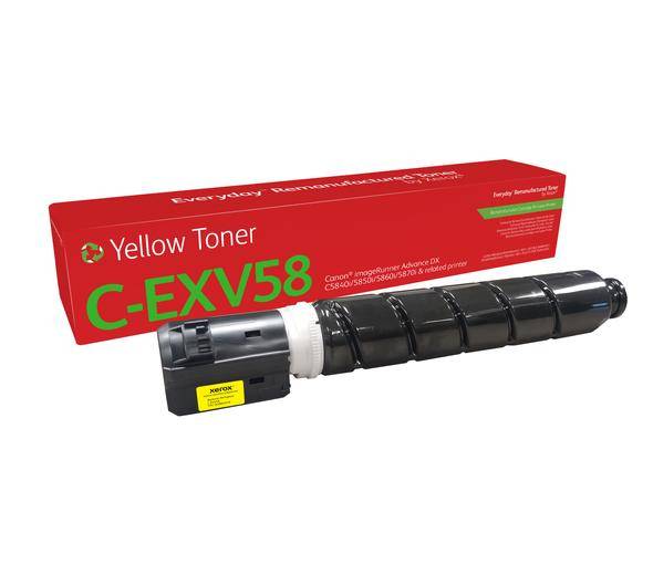 Xerox Toner Everyday Remanufactured Canon C-EXV58 Yellow - 006R04926