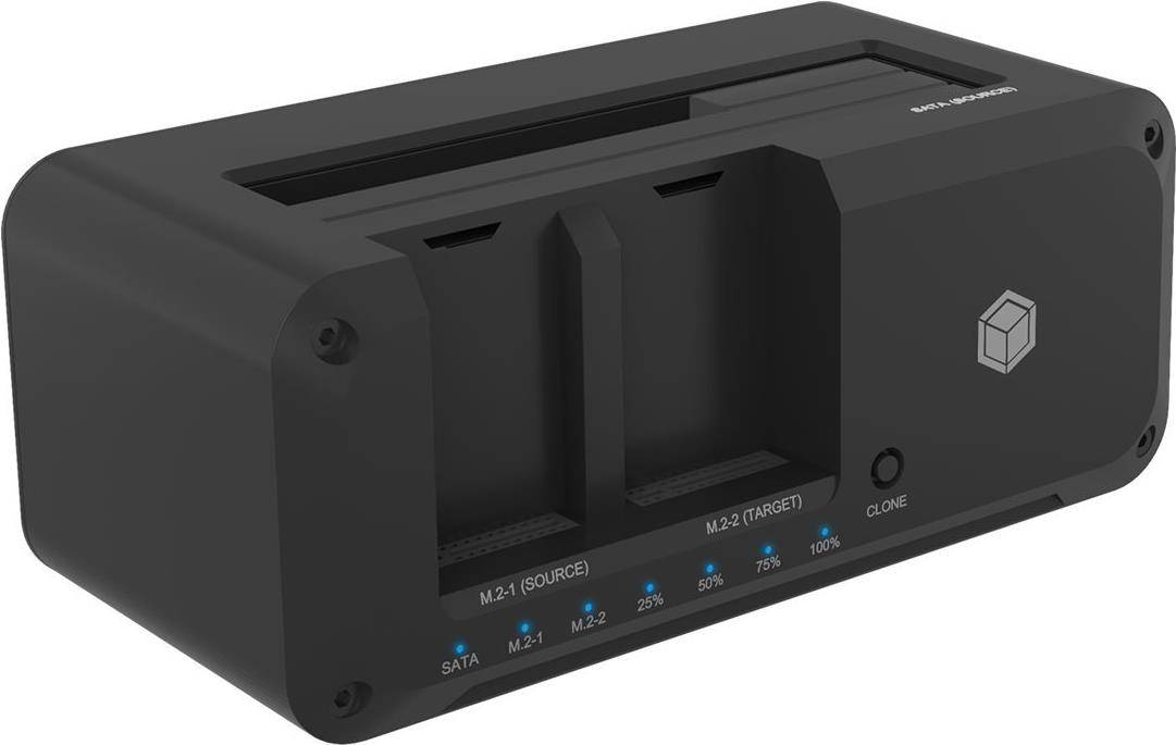 Docking- & Klonstation IcyBox SATA & M.2 USB3.2 Type retail - IB-2924MSCL-C31