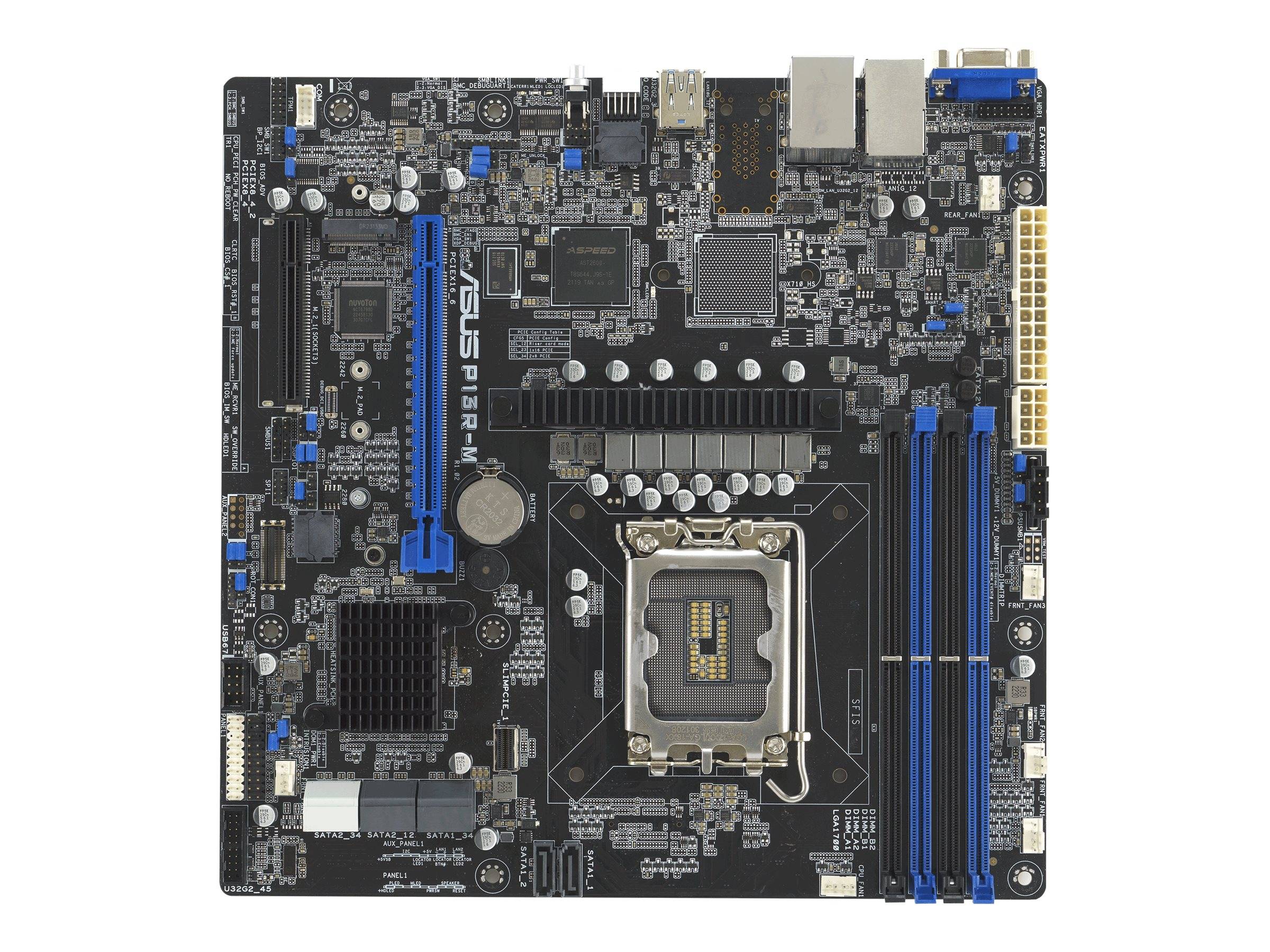 4711387204344 - ASUS P13R-M Mainboard - Intel C262 - Intel LGA1700 socket - DDR5 RAM - Micro-ATX 4711387204344 - ASUS P13R-M Mainboard - Intel C262 - Intel LGA1700 socket - DDR5 RAM - Micro-ATX