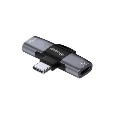 4015867242346 - Equip Adapter USB-C->2xUSB-C             10Gbps PD 100W Alu