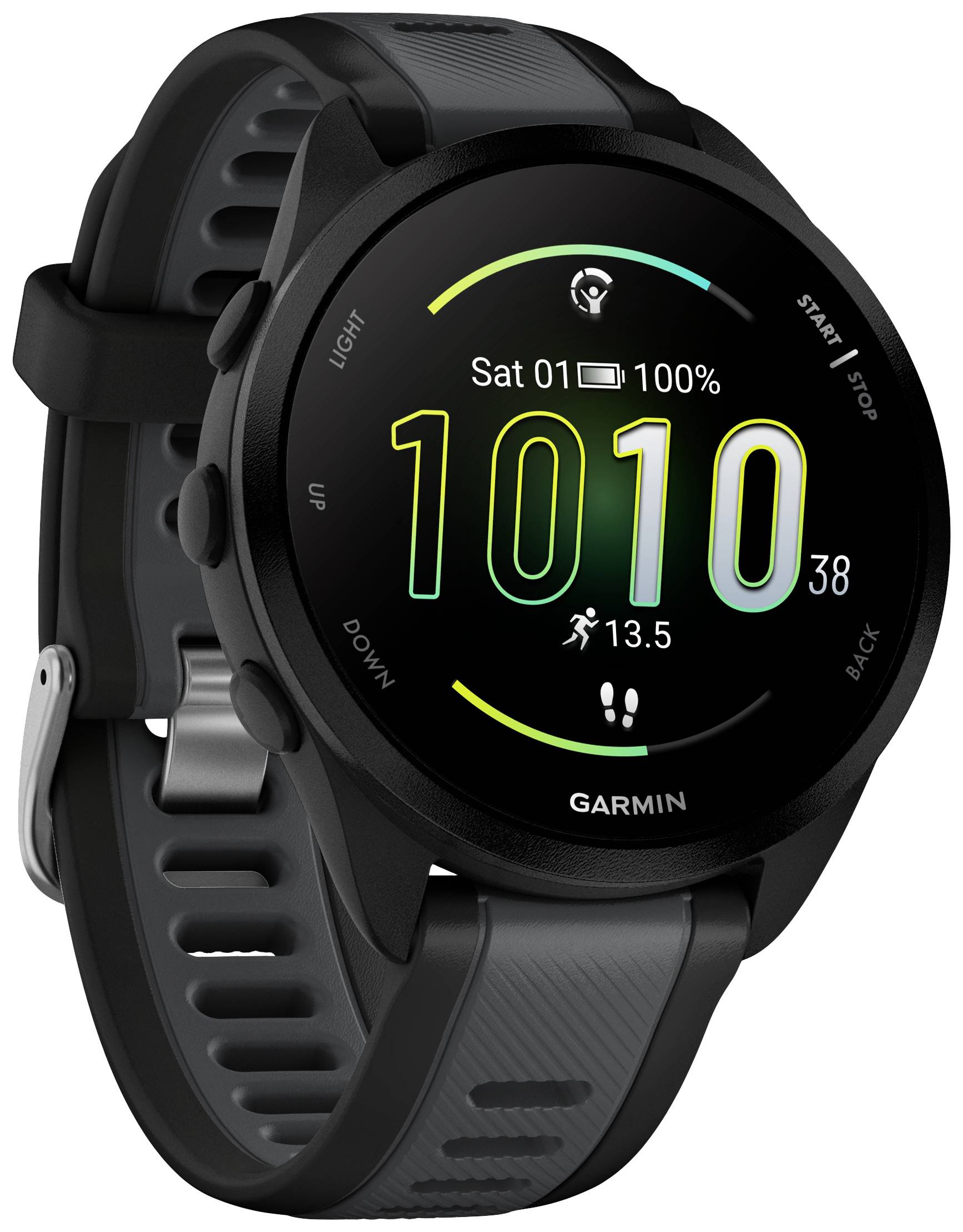 Garmin Forerunner 165 Bluetooth GPS 43mm AMOLED Noir Resistente 5ATM SpO2 Pulsómetro