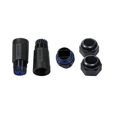 Logilink IP68 Outdoor-Gehäuse f. Keystone Module schwarz