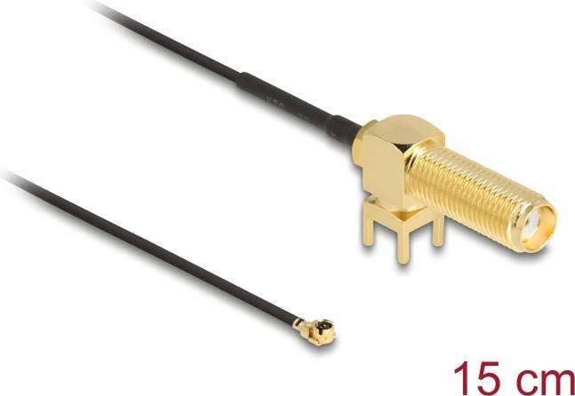 4043619120345 - DELOCK 12034 - Antennenkabel SMA90°PCB > I-PEX Inc MHF® I Stecker 113 15 cm 4043619120345 - DELOCK 12034 - Antennenkabel SMA90°PCB > I-PEX Inc MHF® I Stecker 113 15 cm