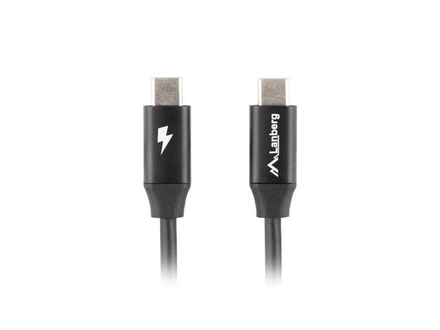 5901969429084 - LANBERG KABEL USB-C M M USB2 10M QUICK CHARGE 40 SCHWARZ 5901969429084 - LANBERG KABEL USB-C M M USB2 10M QUICK CHARGE 40 SCHWARZ