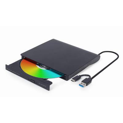 gembird DVW EXT SLIM DVD-USB-031 black USB-C&3.1 DVD8x CD24x