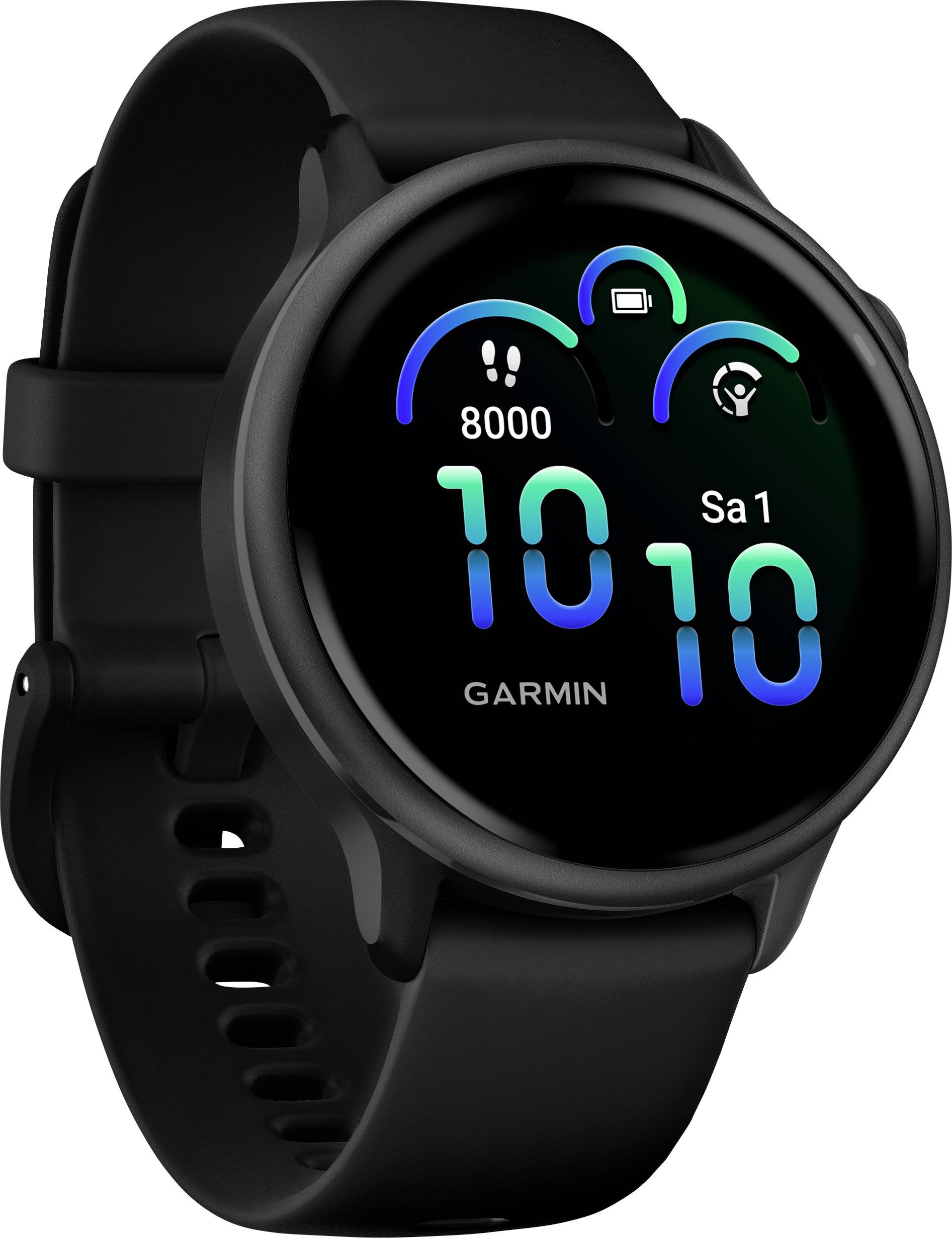 Garmin vívoactive 6 Bluetooth GPS NFC 42mm AMOLED Noir 5ATM SpO2 Cardiofréquencemètre