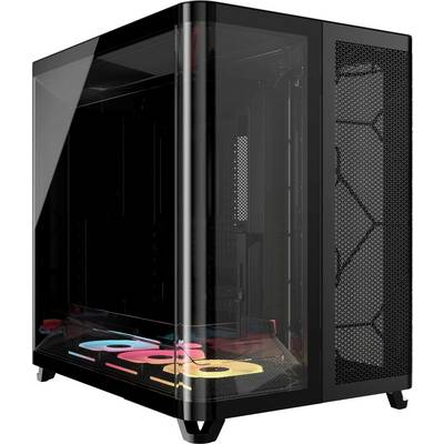 CORSAIR Geh Midi AIR 5400 LX-R LINK Tempered Glass Black