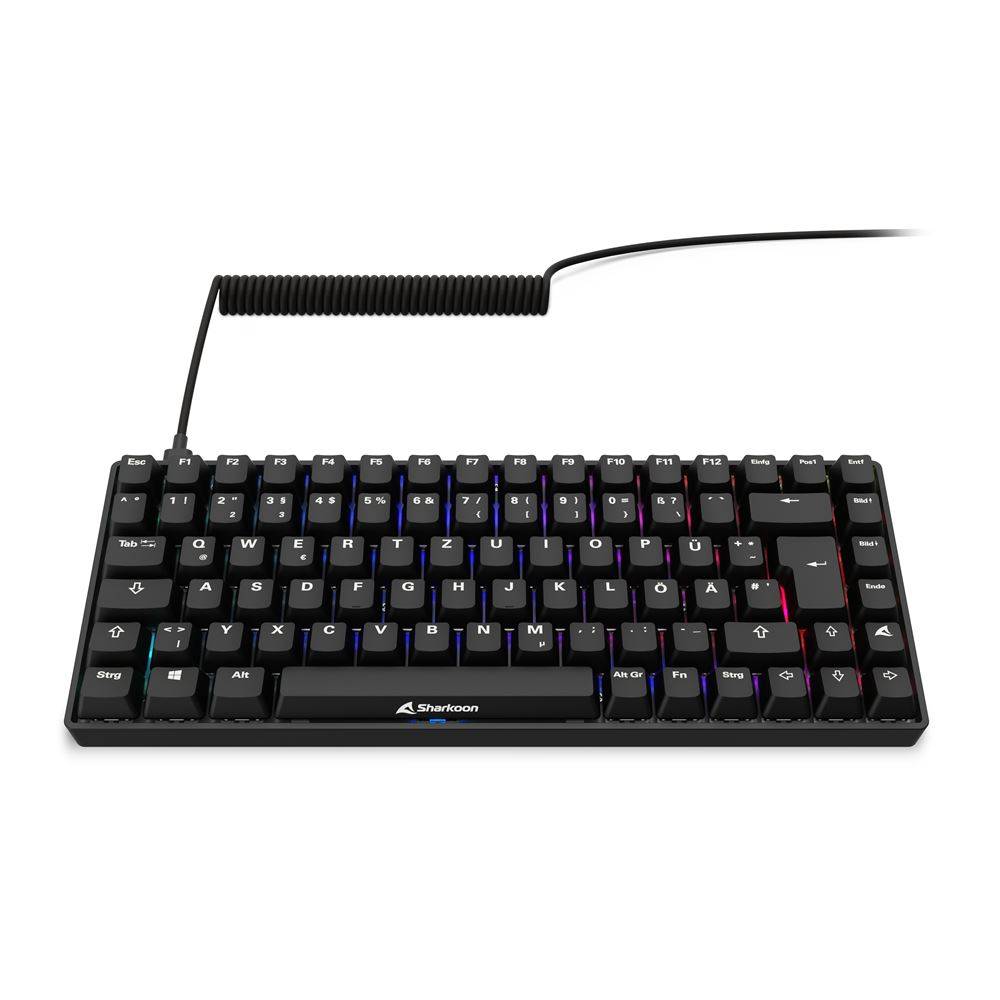 Sharkoon Gaming Tastatur Skiller SGK50S3 PBT schwarz-gelbRGB