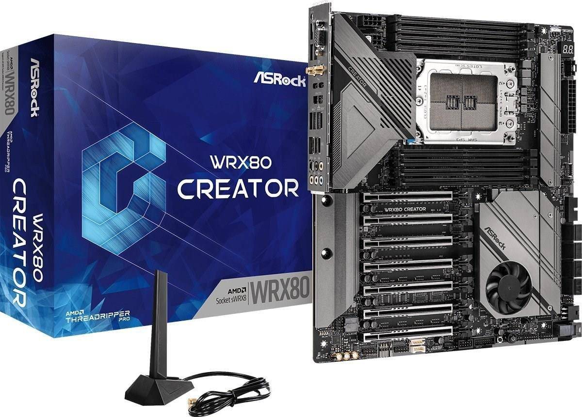 ASRock WRX80 Creator R2.0     sWRX80 eATX               DDR4 retail