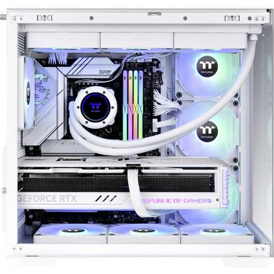 Geh Thermaltake View 380 WS Midi Tower  ARGB Snow    White retail