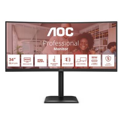 AOC 86,0cm (34)  CU34E4CV  21:09 2xHDMI+DP+USB-C Curved blk