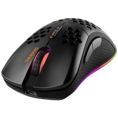 7333048050601 - DM220 Gaming-Maus Funk Optisch Schwarz 7 Tasten 4800 dpi Beleuchtet Wiederaufladbar