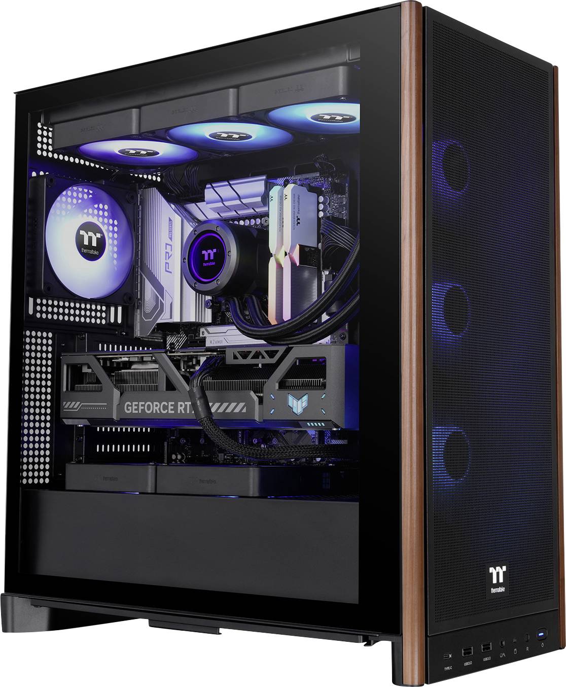 Geh Thermaltake S370 WS Midi Tower                     Black