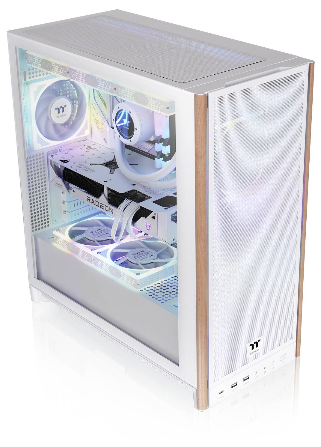 Geh Thermaltake S370 WS Midi Tower            Snow   White