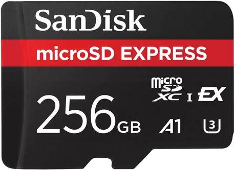 SD MicroSD Card 256GB SanDisk Express-Karte