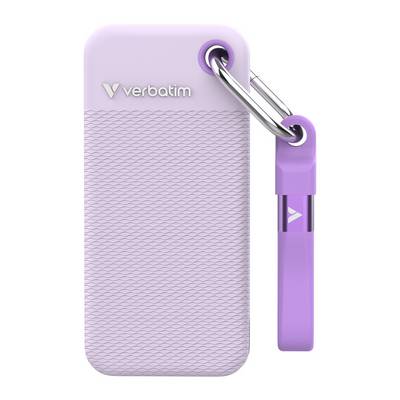 SSD 2TB Verbatim Pocket incl. two sleeves white & purple