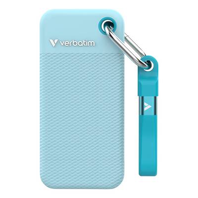 SSD 2TB Verbatim Pocket incl. two sleeves black & polar blue