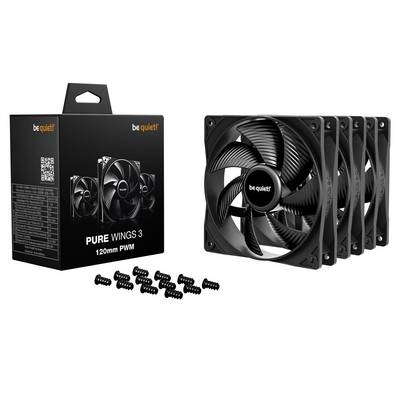 be quiet! Lüfter 120mm Pure Wings 3 PWM 3-Pack
