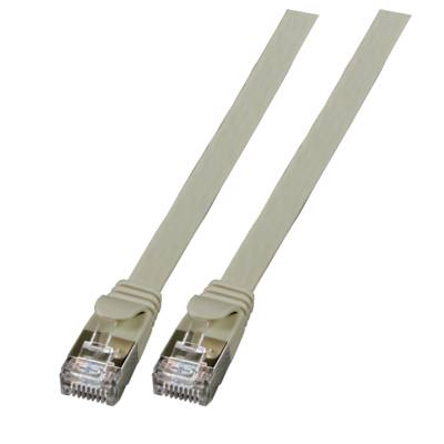 EFB RJ45 Flachpatchkabel U/FTP, Cat.6A, PVC, 0.15m, grau