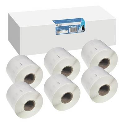 G&G Etiketten 6x 220 Stück DYMO 99014/ s0722430 54 x 101mm