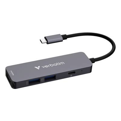 USB-C Verbatim Essentials Multiport HUB 4-Port