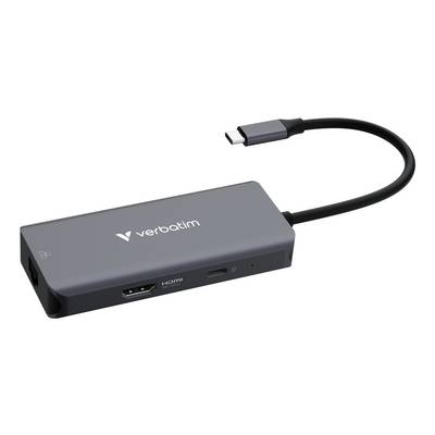 USB-C Verbatim Essentials Multiport HUB 6-Port with RJ45