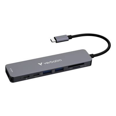 USB-C Verbatim Essentials Multiport HUB 7-Port