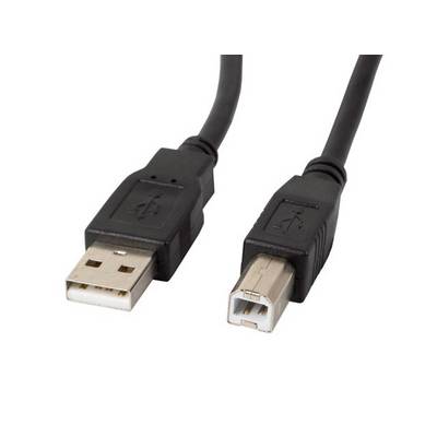 LANBERG USB-A(M)->USB-B(M) 2.0 Kabel 1,0m Ferrite sw
