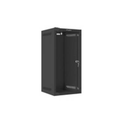 5901969424393 - WF10-2312-10B Rack Cabinet 10 Wall Mount 12U 280x310 (Flat Pack) Black W  Glass Door