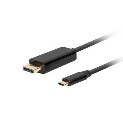 5901969436792 - CA-CMDP-10CU-0005-BK Videokabel-Adapter 05 m usb Type-C DisplayPort Schwarz - Lanberg