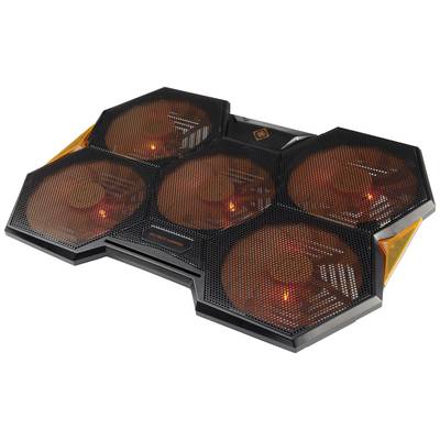 7333048040275 - DELTACO GAMING Laptop-Kühler (1000-1300 U min 5x140mm Lüfter 2xUSB)
