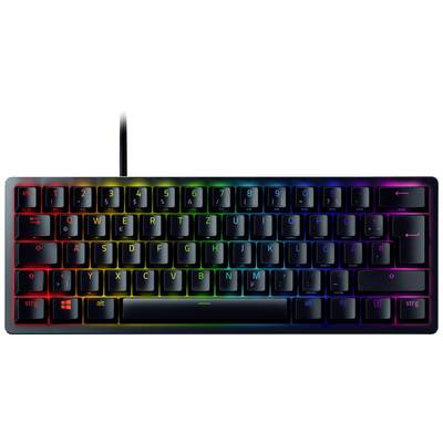 8886419346975 - RAZER Gaming-Tastatur Huntsman Mini - Clicky Optical Switch (Lila) DE Schwarz Tastaturen schwarz