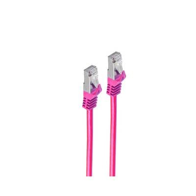 Shiverpeaks RJ45 Patchkabel S/FTP, Cat7 LSZH 30m magenta Cat7 Kabel