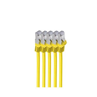 Shiverpeaks RJ45 Patchkabel S/FTP, Cat7 VE5, 0,25m gelb Cat7 Kabel