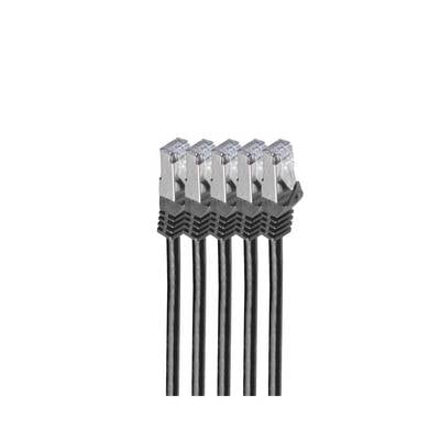 Shiverpeaks RJ45 Patchkabel S/FTP, Cat7 VE5, 1m schwarz Cat7 Kabel