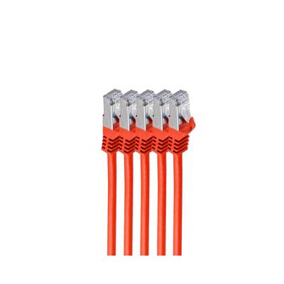Shiverpeaks RJ45 Patchkabel S/FTP, Cat7 VE5, 5m rot Cat7 Kabel