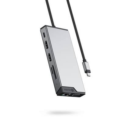 Alogic Dockingstation USB-C 12 in 1 Dual Display Mini DV3
