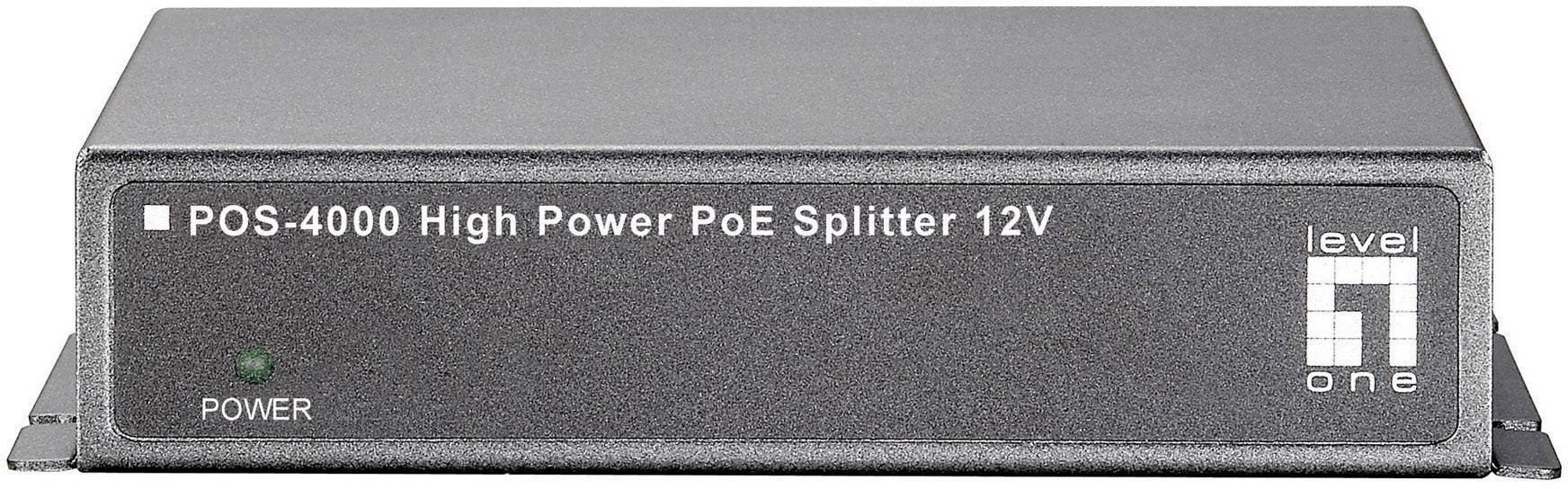 LevelOne Splitter POS-4000 1x FE High-Power PoE - POS-4000