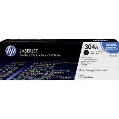 HP 304A 2er Pack Schwarz LaserJet Tonerpatrone